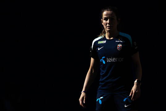 Tuva Hansen of the Norwegian women's national football team