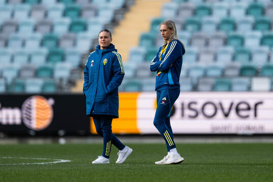 Hanna Wijk and Ellen Wangerheim of Sweden