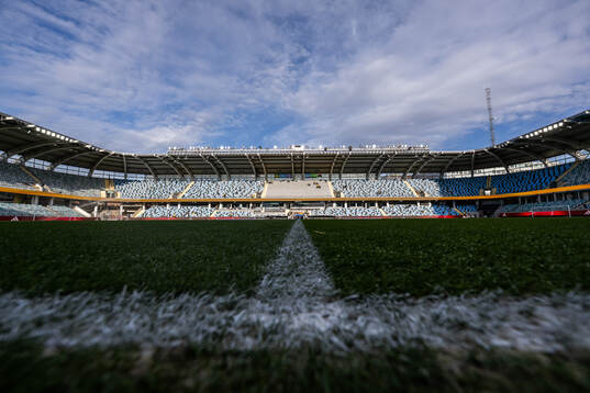 Interior view of Gamla Ullevi stadium ahead fo the UEFA