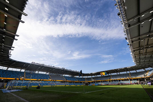 Interior view of Gamla Ullevi stadium ahead fo the UEFA
