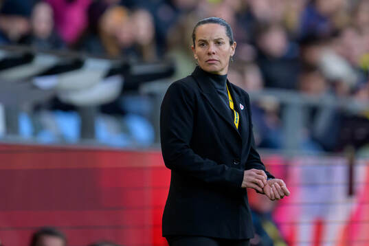 Head coach Rhian Wilkinson of Wales