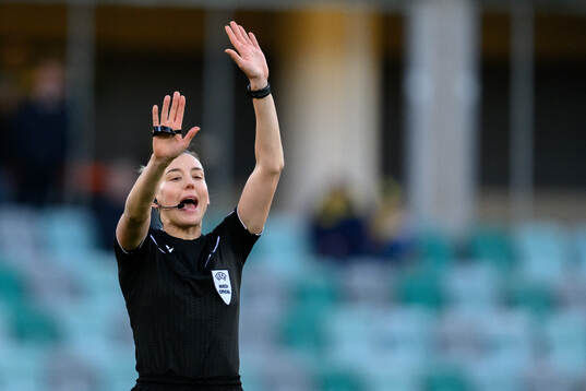 Referee Olatz Rivera Olmedo