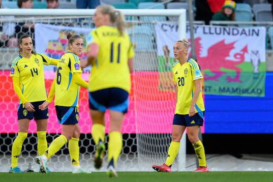 Nathalie Björn , Filippa Angeldahl and Hanna Bennison of
