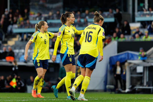 Magdalena Eriksson , Nathalie Björn and Filippa Angeldahl