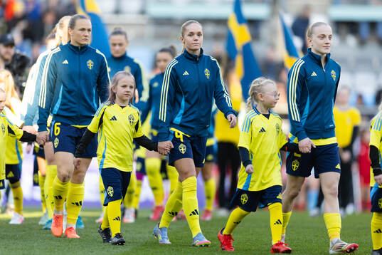 Magdalena Eriksson, Hanna Lundkvist and Anna Sandberg