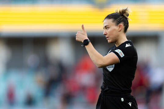 Referee Olatz Rivera Olmedo