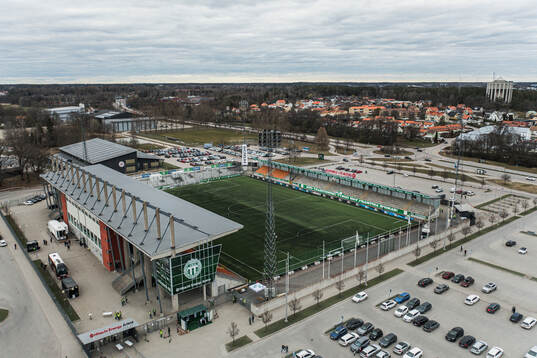 Vy över Hitachi Arena