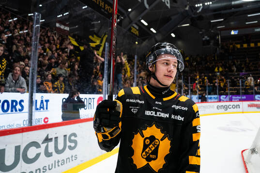 Skellefteås Valter Lindberg jublar