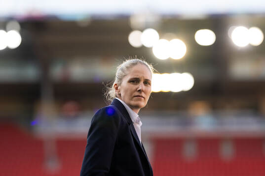 Head coach Gemma Grainger of Norway