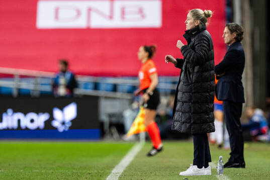 Head coach Gemma Grainger of Norway