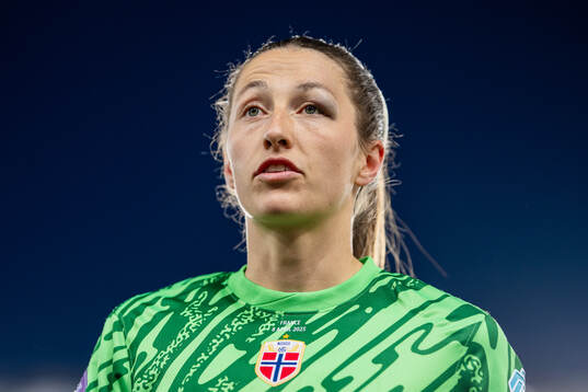Goalkeeper Cecilie Fiskerstrand of Norway
