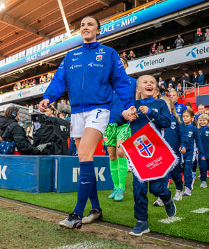during the UEFA Women’s Nations League football match