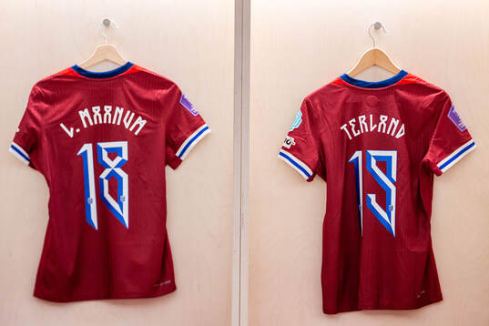 The kits of Frida Maanum and Elisabeth Terland of Norway in