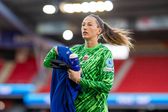 Goalkeeper Cecilie Fiskerstrand of Norway
