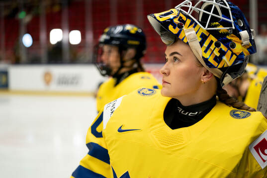 Goaltender Emma Söderberg of Sweden
