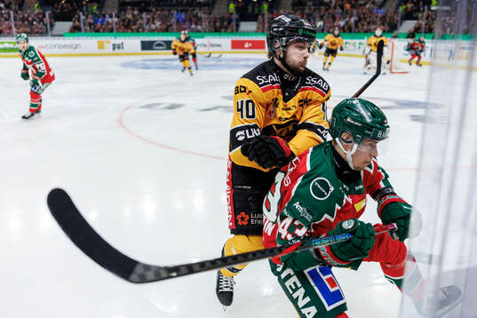 Luleås David Lilja och Frölundas Tom Nilsson