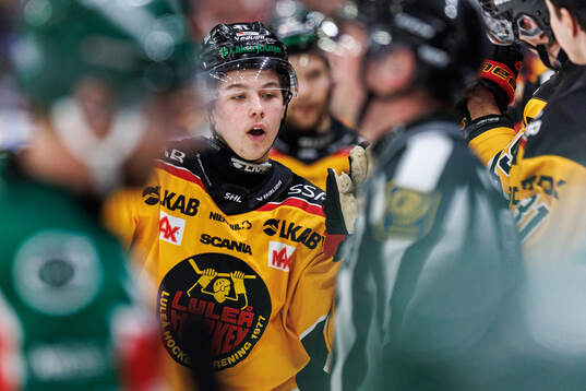 Luleås Isac Hedqvist jublar