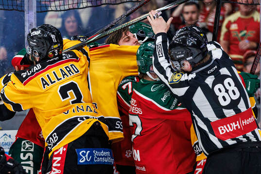Luleås Frederic Allard och Frölundas Henrik Tömmernes