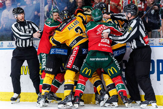 Luleås och Frölundas spelare