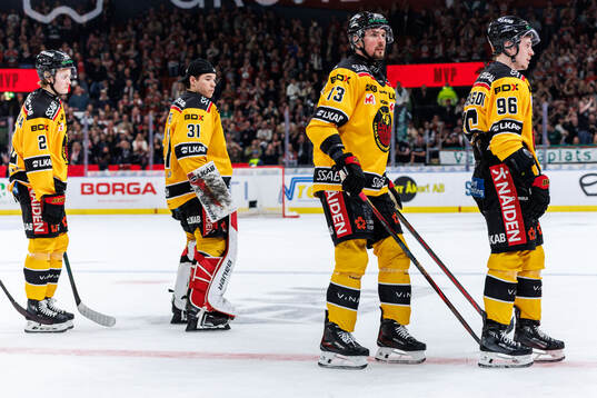 Luleås Arttu Tuhkala, målvakt Matteus Ward, Eetu