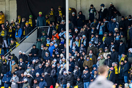 Spectators in the stands