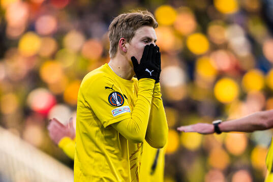 Jens Petter Hauge of Bodø/Glimt looks dejected