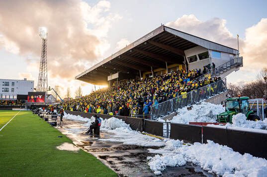 Spectators at Aspmyra Stadion