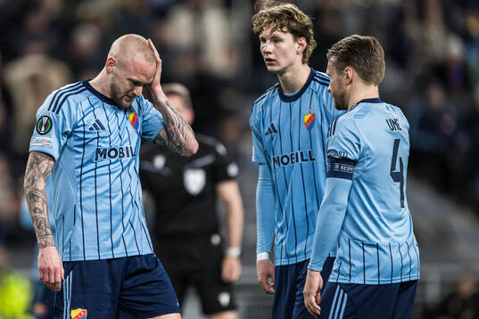 Adam Ståhl of Djurgården looks dejected