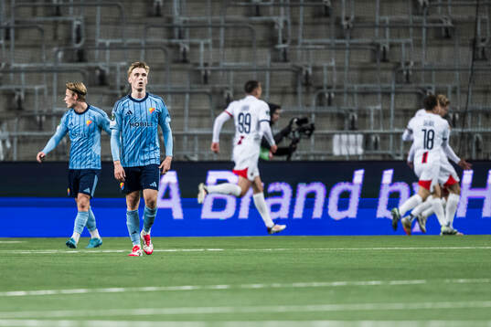 Santeri Haarala of Djurgården looks dejected