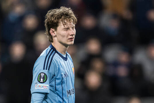 August Priske Flyger of Djurgården looks dejected