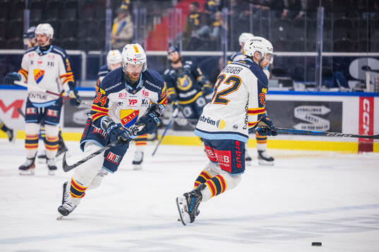 Djurgårdens Daniel Brodin och Marcus Krüger