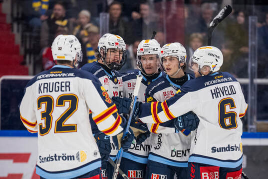 Bläddra bland fler bilder av Ishockey, Hockeyallsvenskan, Semifinal 6, Södertälje - Djurgården