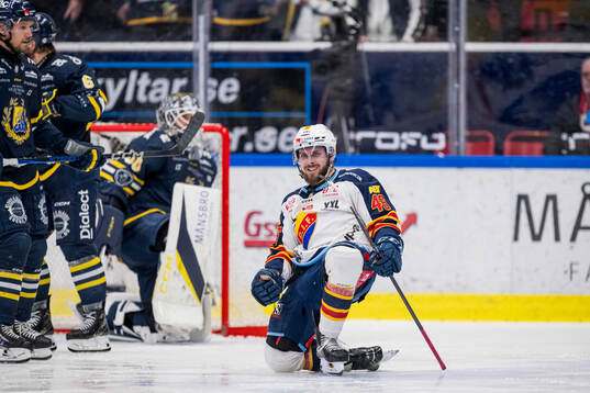 Djurgårdens Albin Grewe jublar