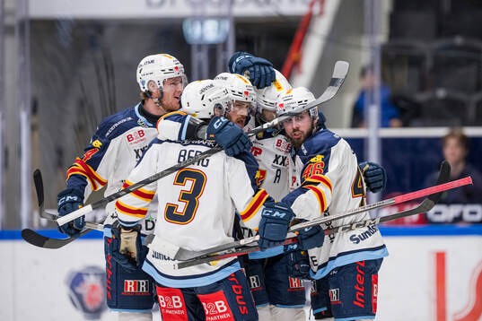 Djurgårdens Albin Grewe jublar