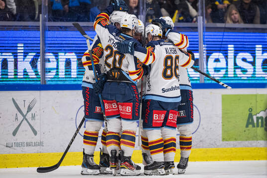 Djurgårdens Anton Frondell jublar