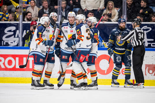 Djurgårdens Edvin Hammarlund jublar