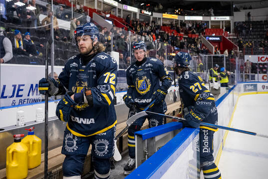 Södertäljes Nicolai Meyer, Egor Polin och Daniel Norbe