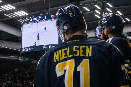 Resultattavlan i slutet av semifinal sex i