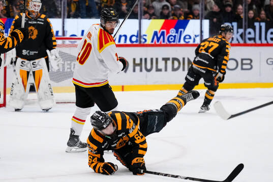 Brynäs Tyler Vesel och Skellefteås Jonathan Pudas