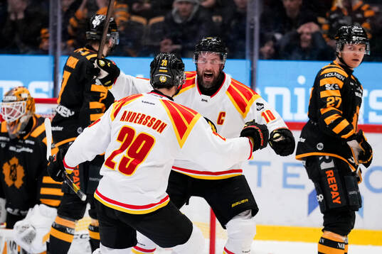 Brynäs Johan Larsson jublar