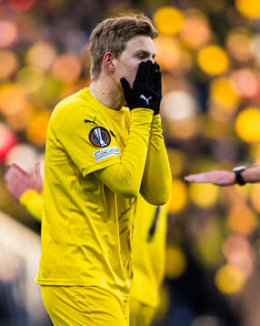 Jens Petter Hauge of Bodø/Glimt looks dejected