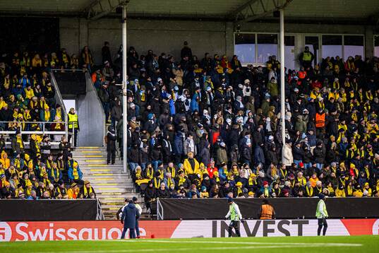 Spectators in the stands