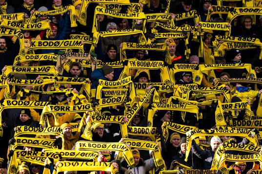 Spectators in the stands