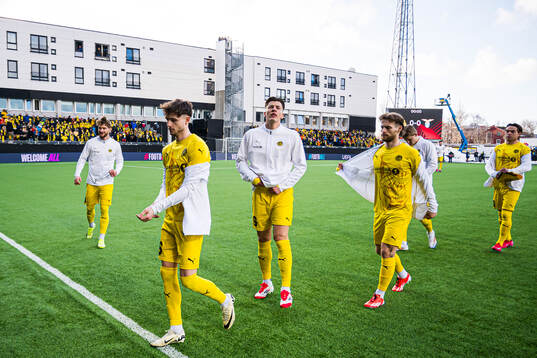 Håkon Evjen and Jostein Gundersen of Bodø/Glimt