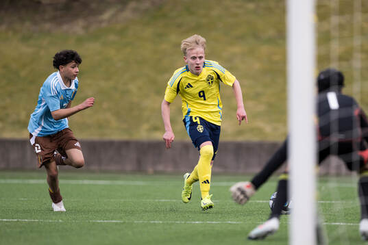 Adil El Ghaddouri of Belgium and Pontus Eriksson of Sweden