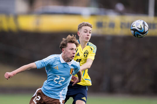 Bläddra bland fler bilder av Football, U17, Future team tournament, Sweden - Belgium