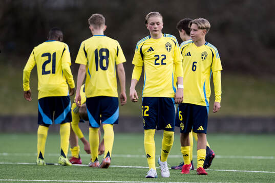 Charlie Andersson Gustafson of Sweden looks dejected