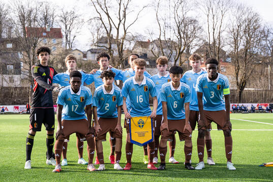 Starting eleven of Belgium