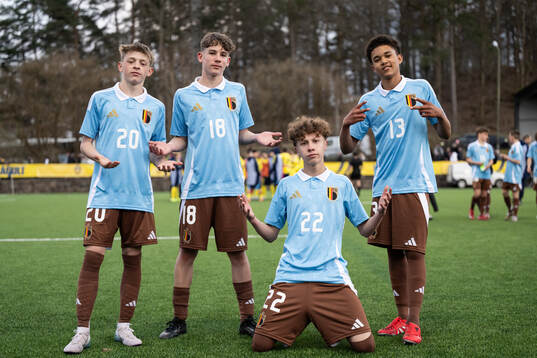 Victor Vanlessen, Tom Tomassetti, Logan Cappoen and Femi