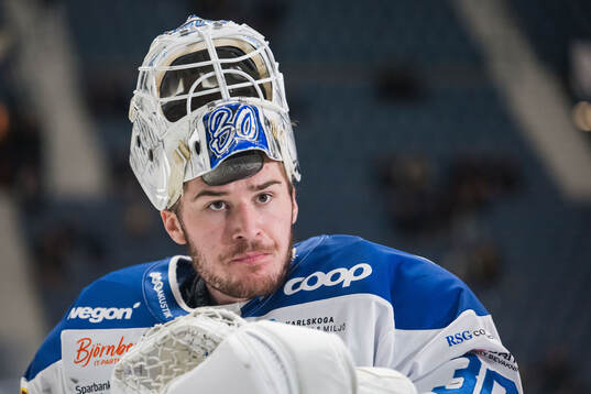 Karlskogas målvakt Samuel Jonsson